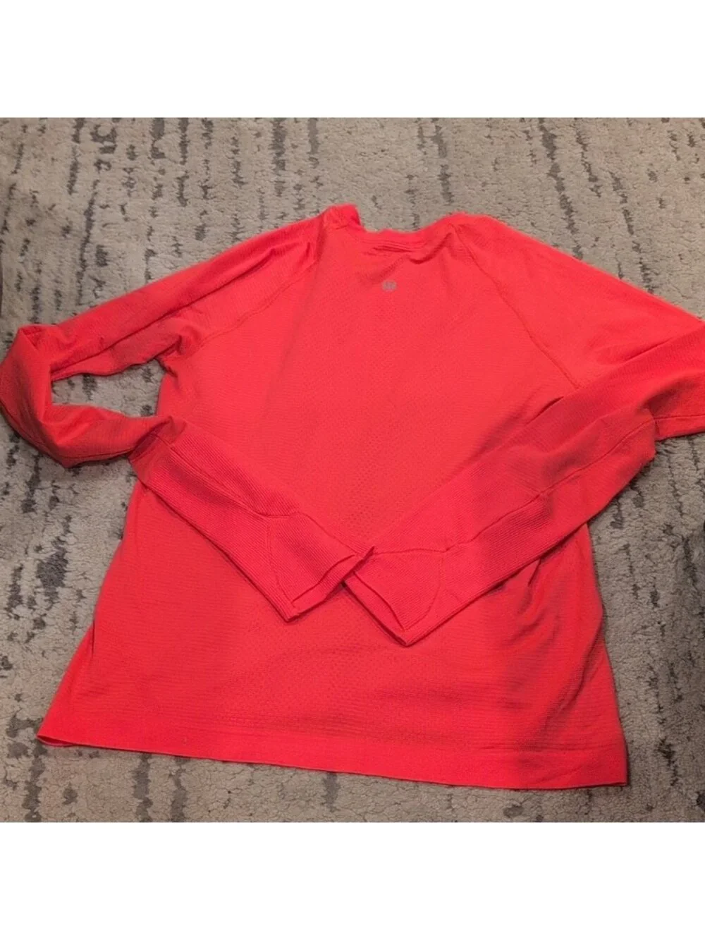 Lululemon Swiftly Tech Long Sleeve Shirt 2.0Ripple Wave Solar Orange / Melon S